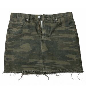 Lucky Brand Camo Print Mini Skirt